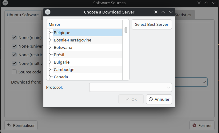update software-properties-qt